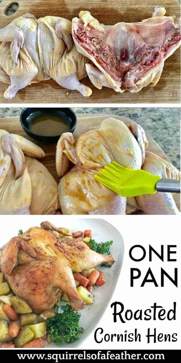 Steps to making Cornish Hens