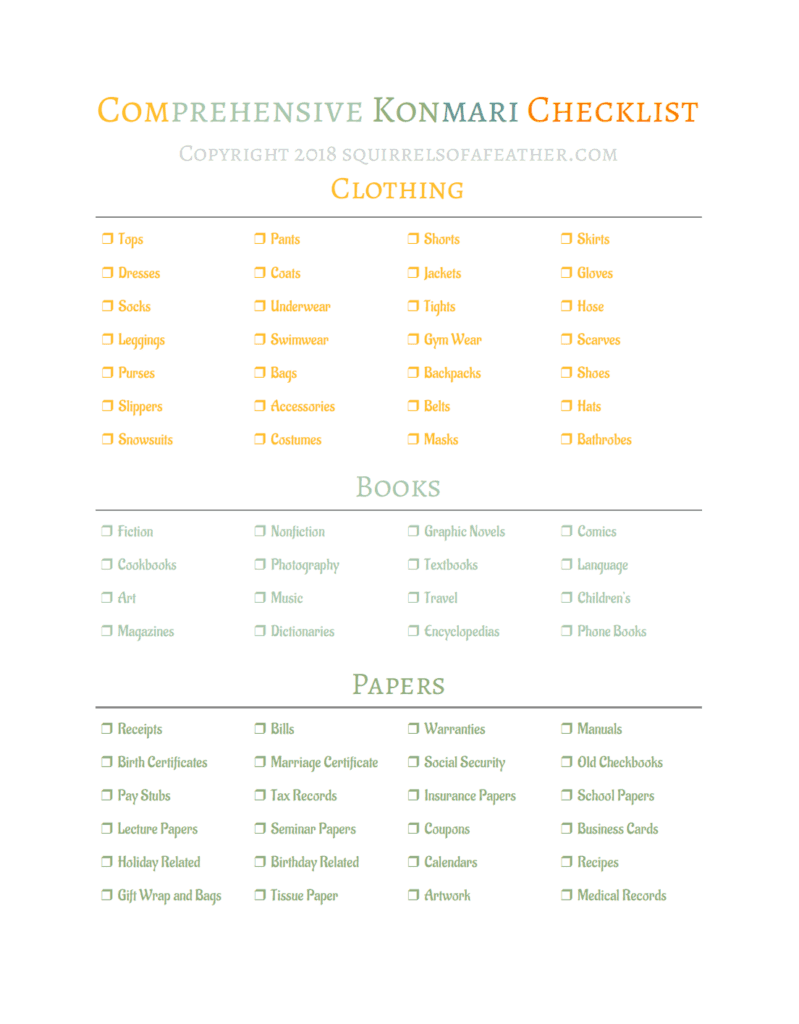this-konmari-checklist-is-the-most-comprehensive-ever