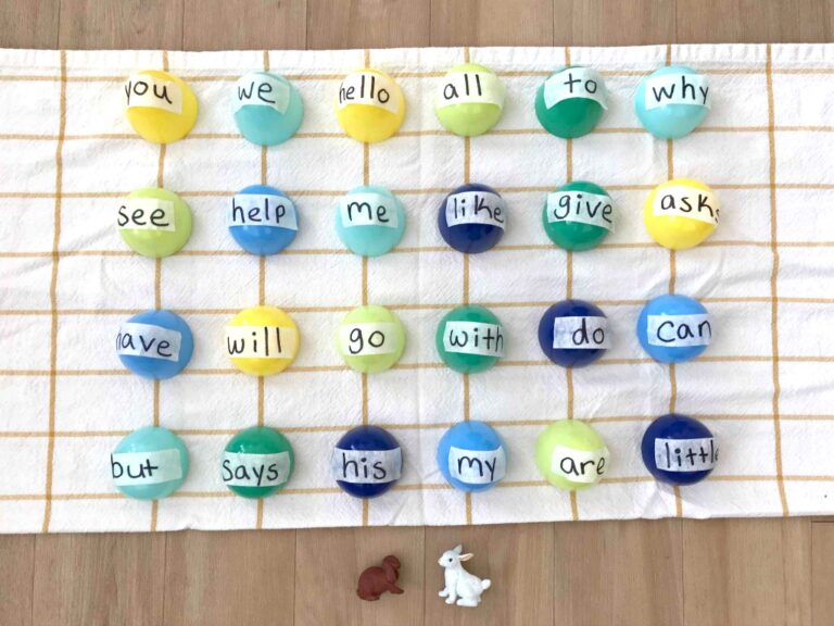 Super Fun Easter Egg Sight Words Activity To DIY Find The Bunny 