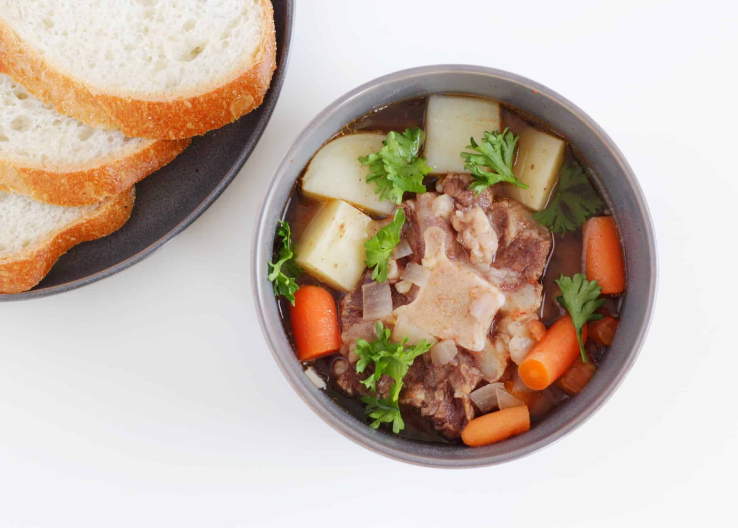 Simple Slow Cooker Oxtail Soup