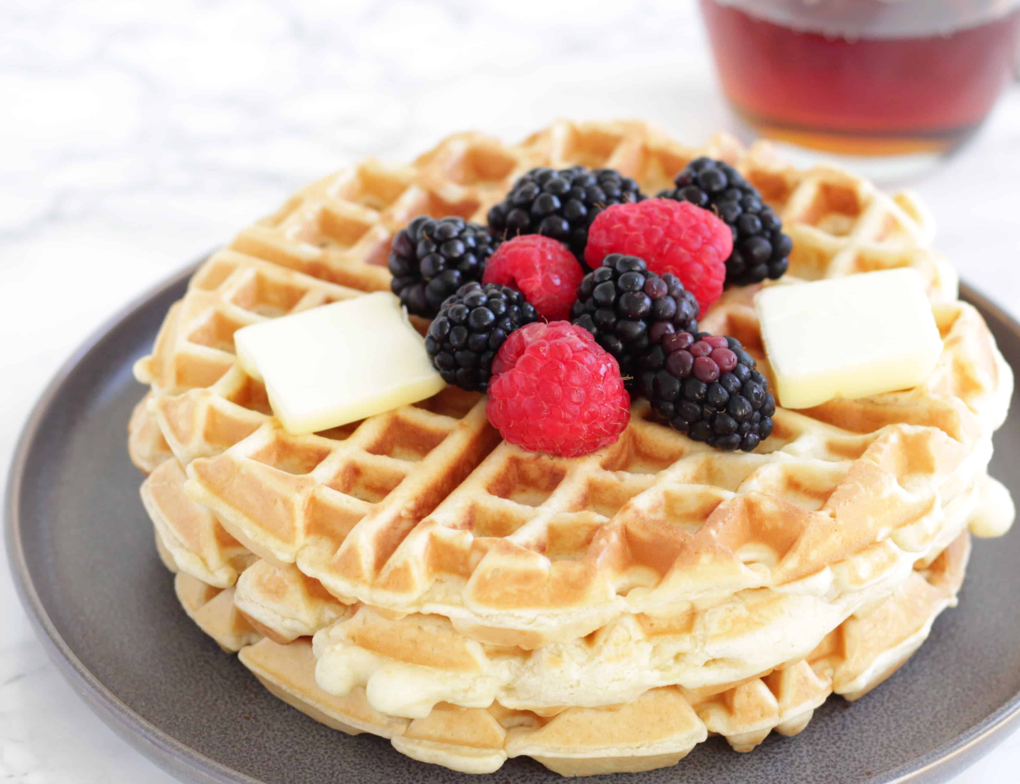 You WILL Ask for Seconds with This Fluffy Homemade Waffle Recipe