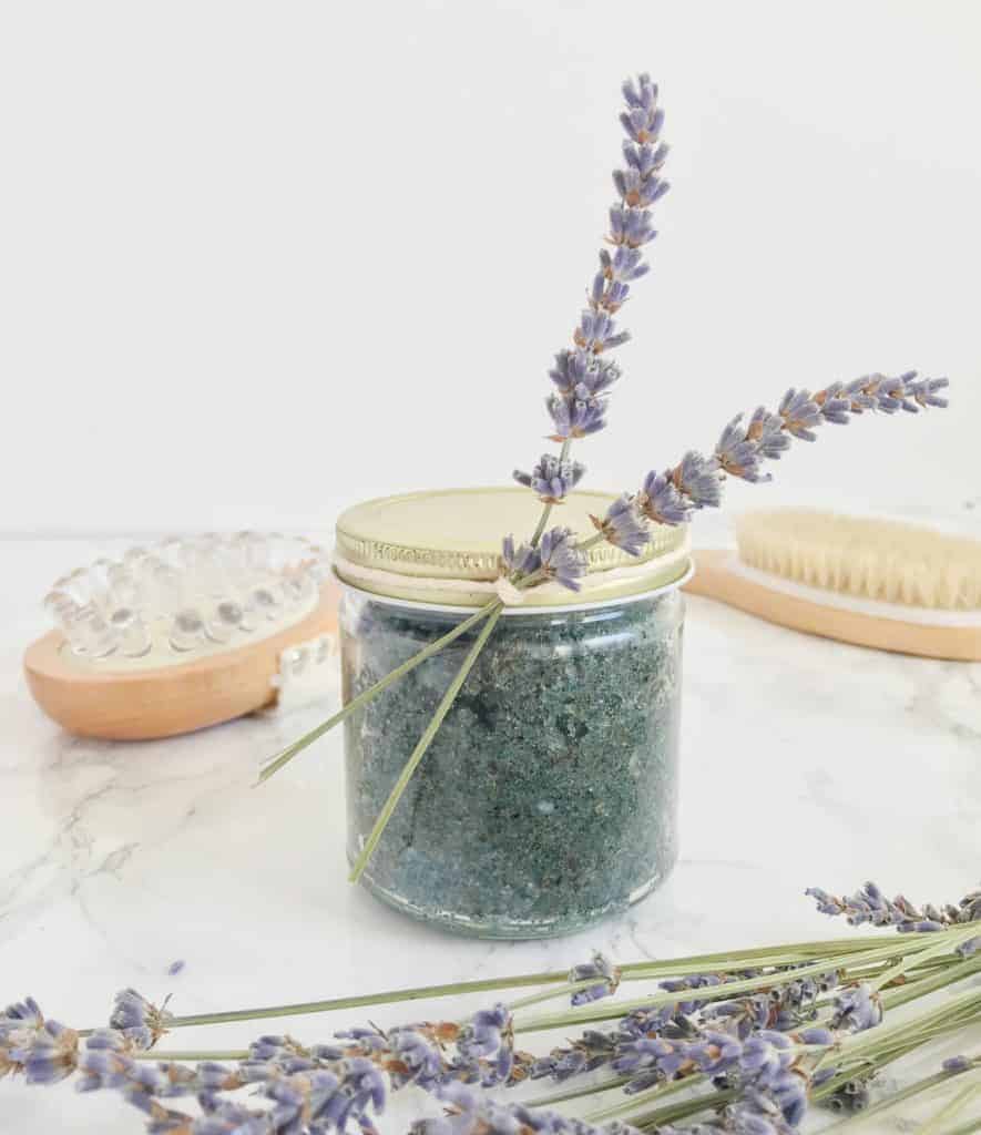 Lavender Earl Grey tea sugar scrub