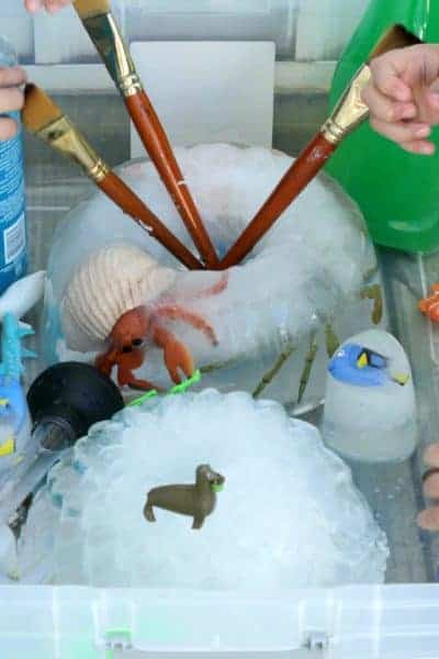 Sensory ice play