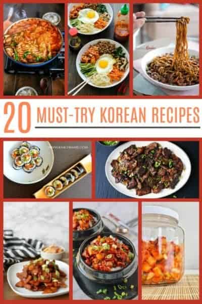 A collection of twenty amazing Korean recipes