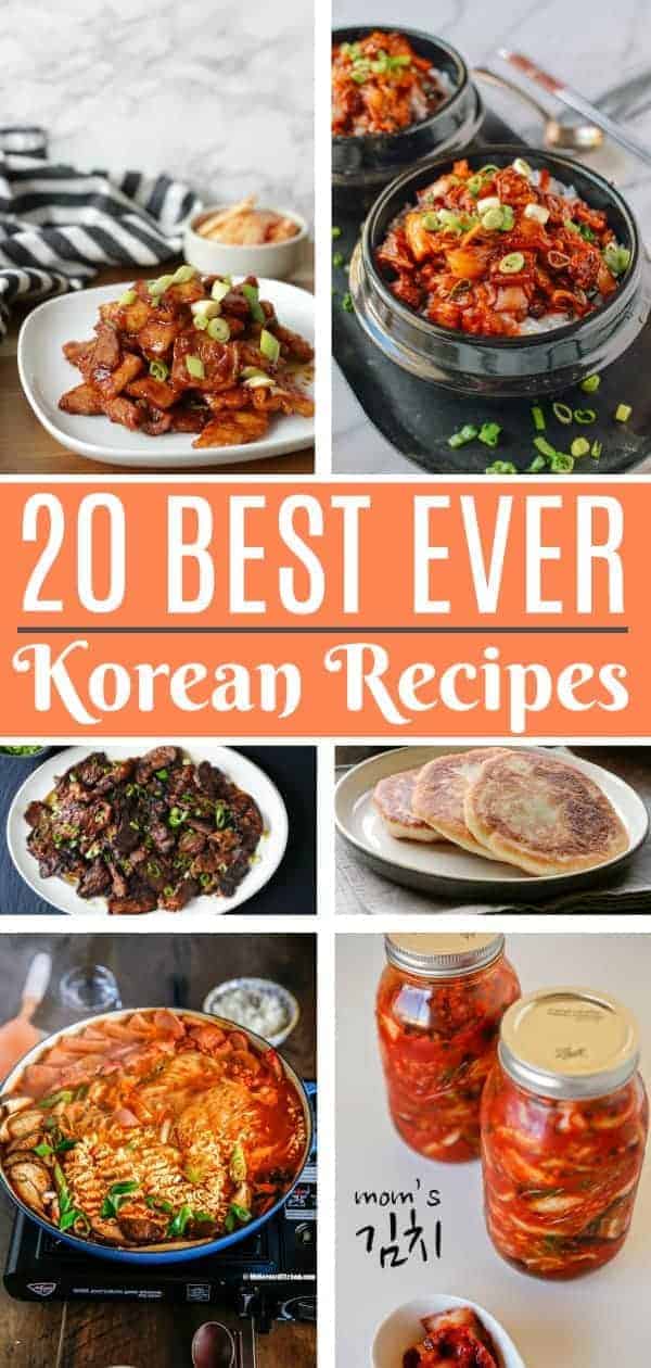 A collection of twenty amazing Korean recipes