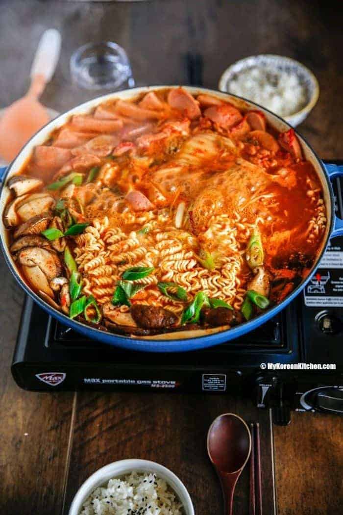 A spicy Korean hot pot