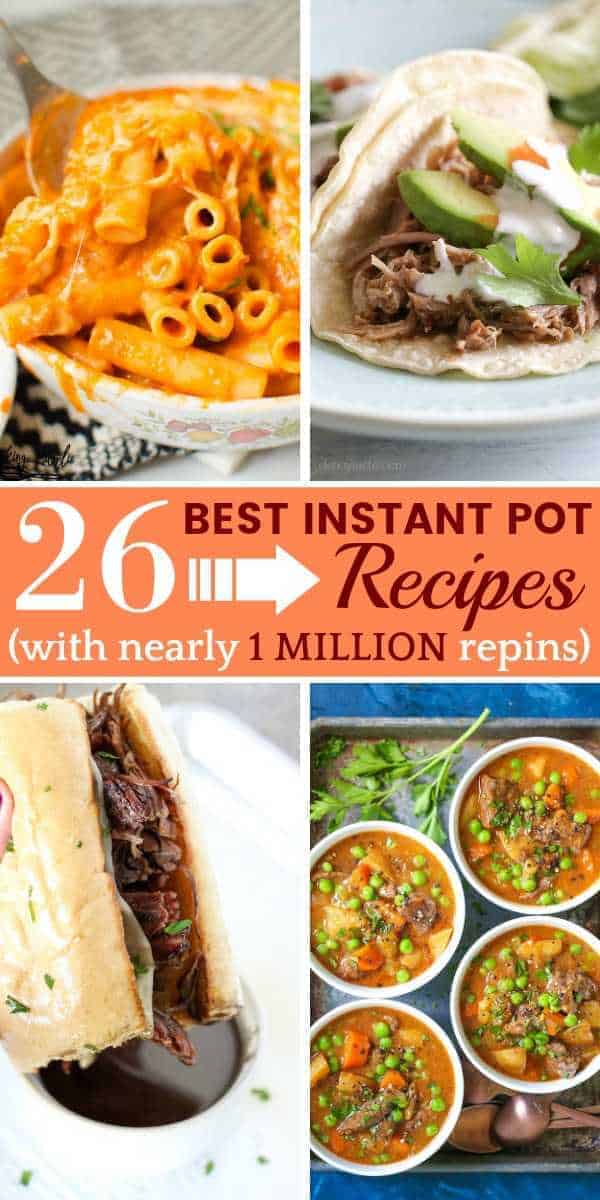 A list of the best instant pot recipes