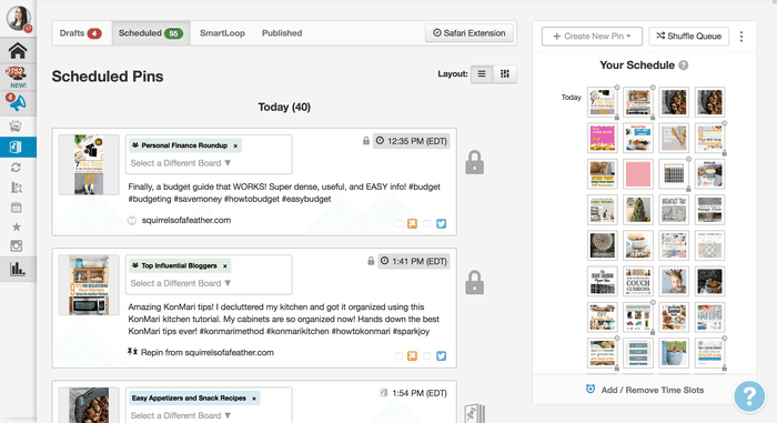 A screenshot of Tailwind for blog traffic