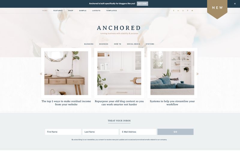 Anchored theme by Restored 316