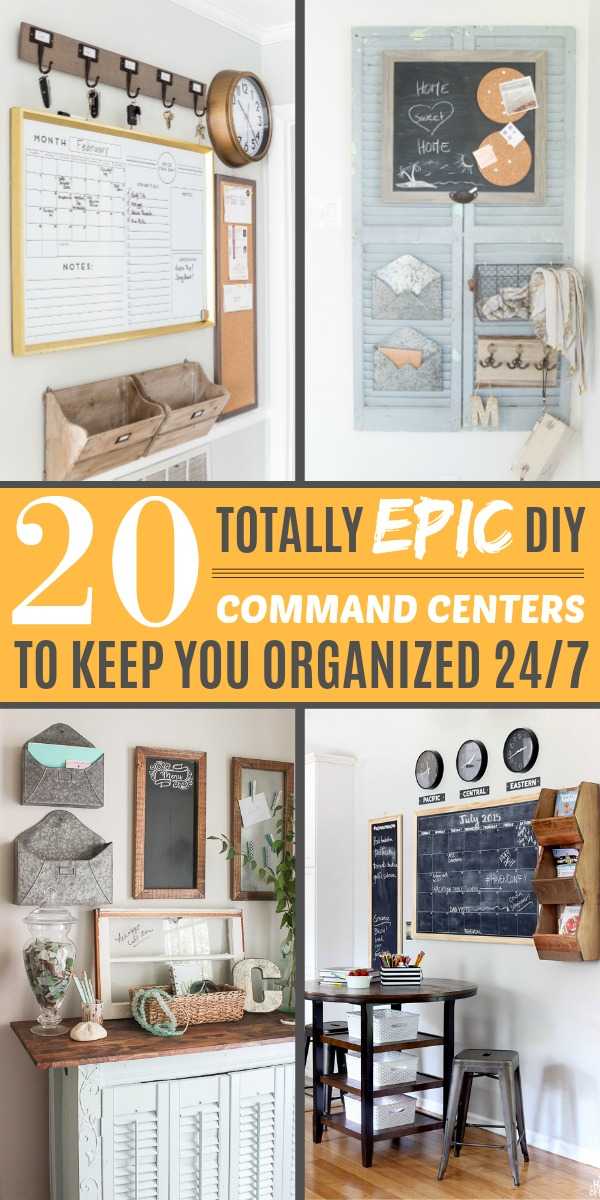 20 Genius Command Center Ideas To Help You Stay Organized 247