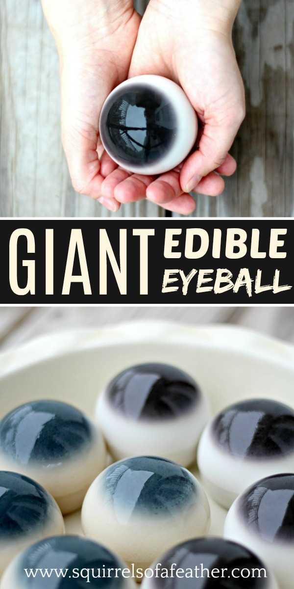 Giant edible eyeballs on a platter