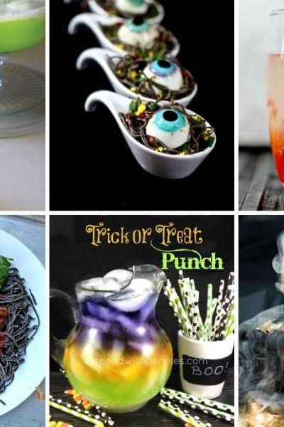 Several creepy Halloween recipes