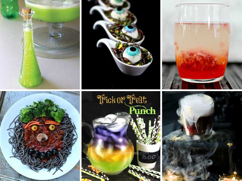 Several creepy Halloween recipes