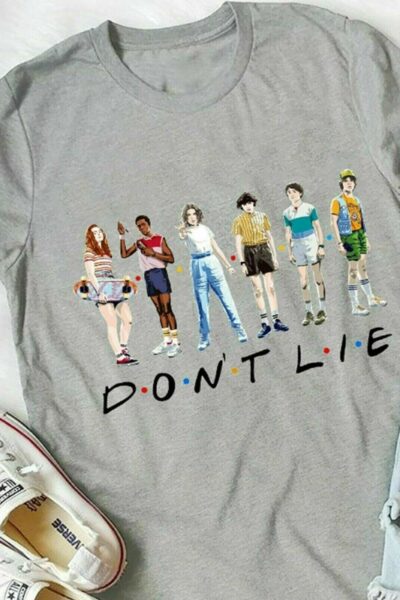 A shirt that says friends don't lie