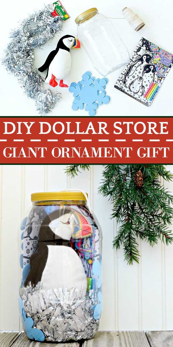 A cute DIY dollar store gift