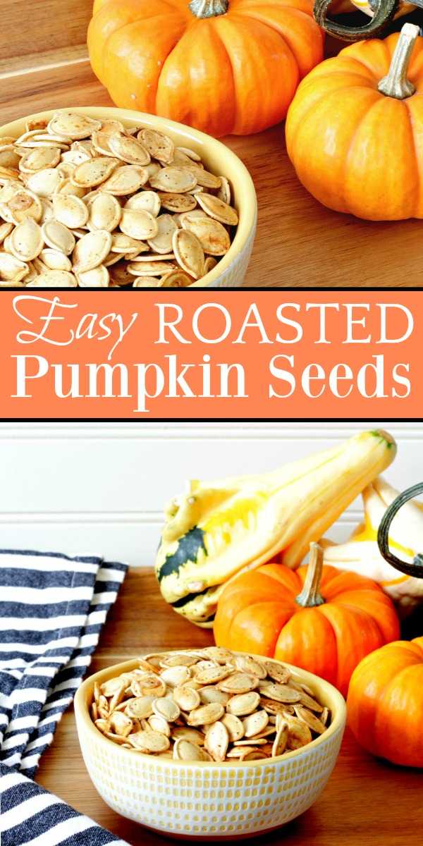 Two images of pumpkin seeds