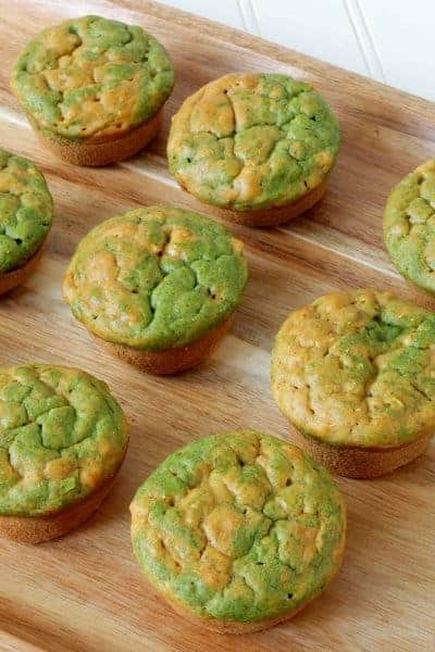 Healthy muffins on a table