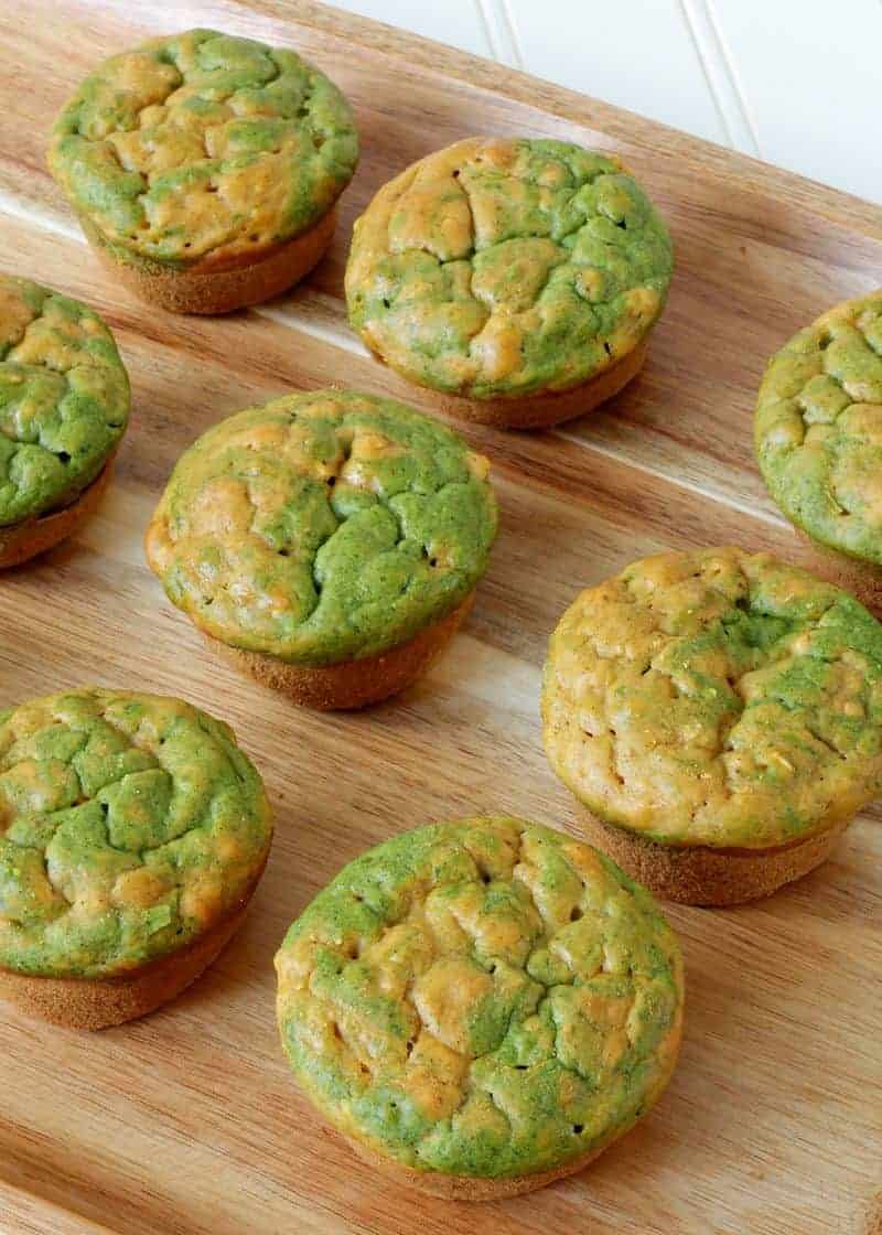 Healthy muffins on a table