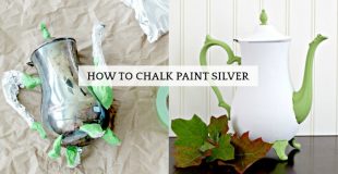 How to Chalk Paint Silver