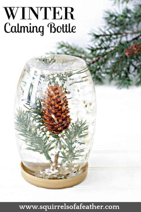 A beautiful calming bottle for winter