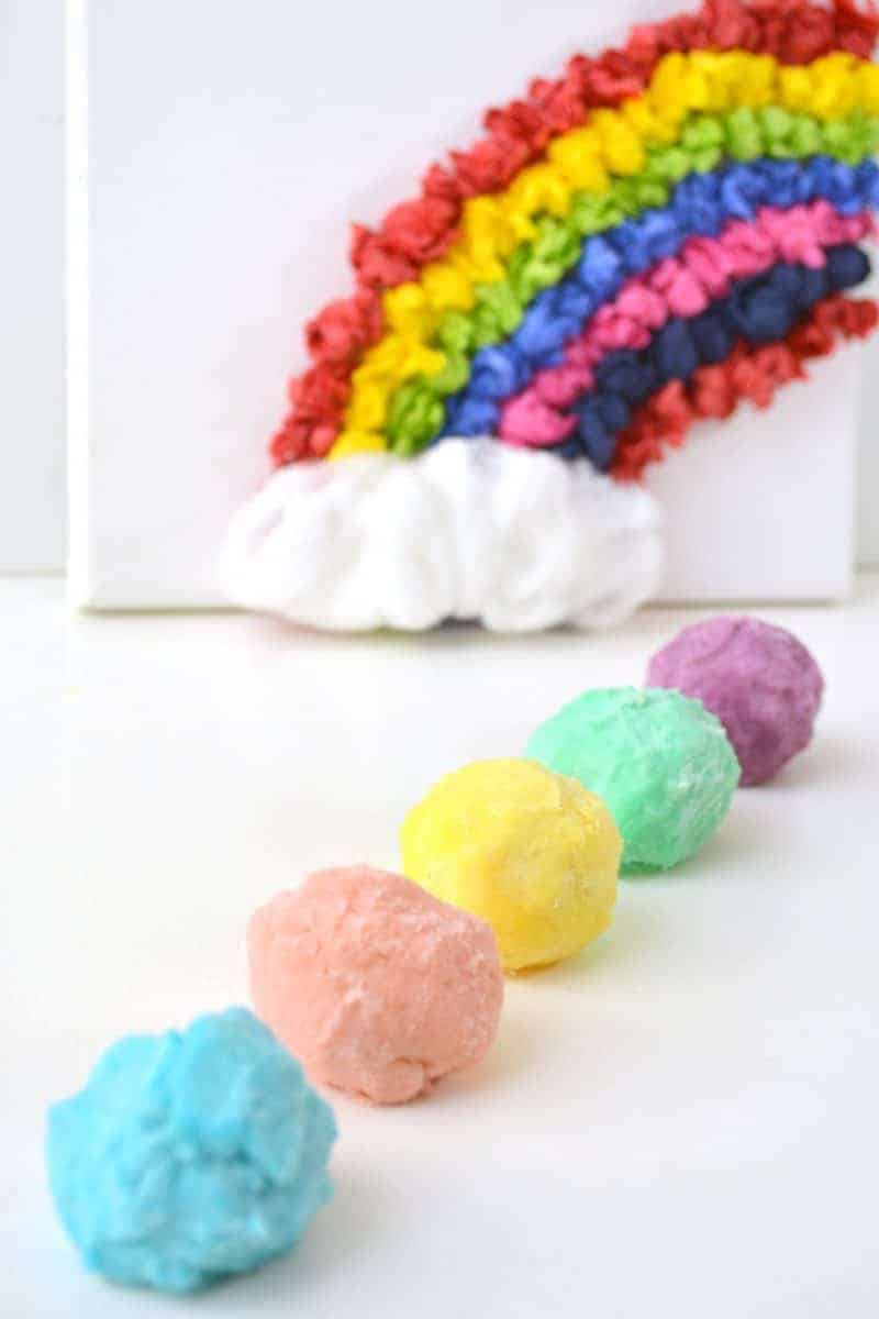 Rainbow rocks for St. Patrick's Day activity