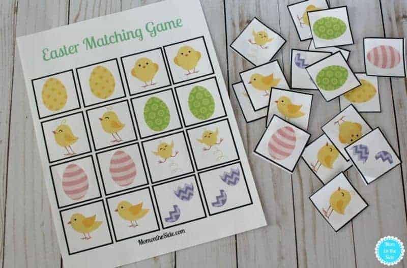 A free printable Easter game for matching words