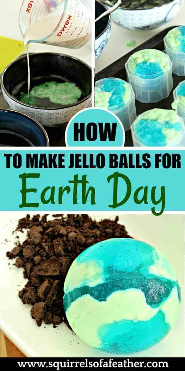 Directions on making Earth Day Jello recipe