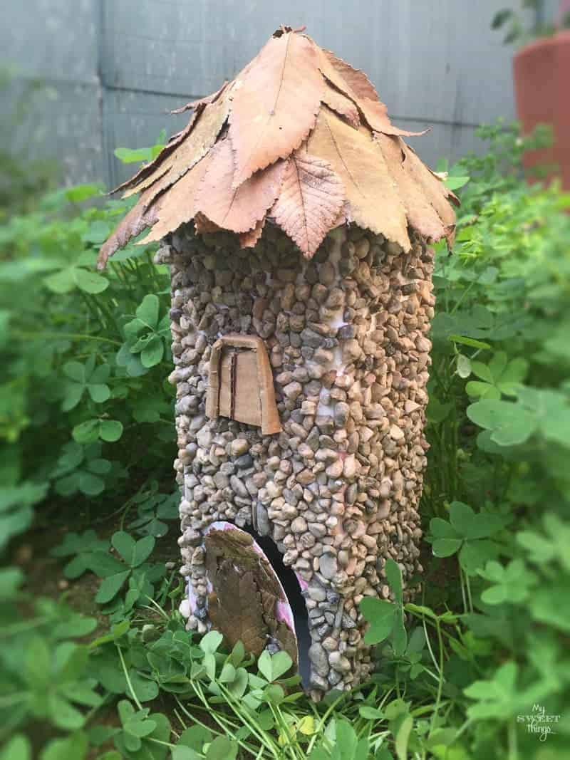 Earth Day fairy house