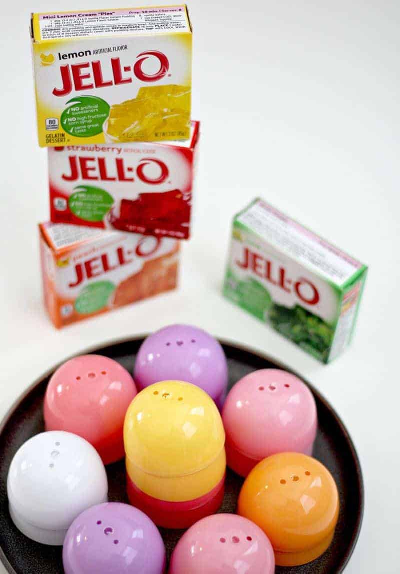 Making jello egg molds