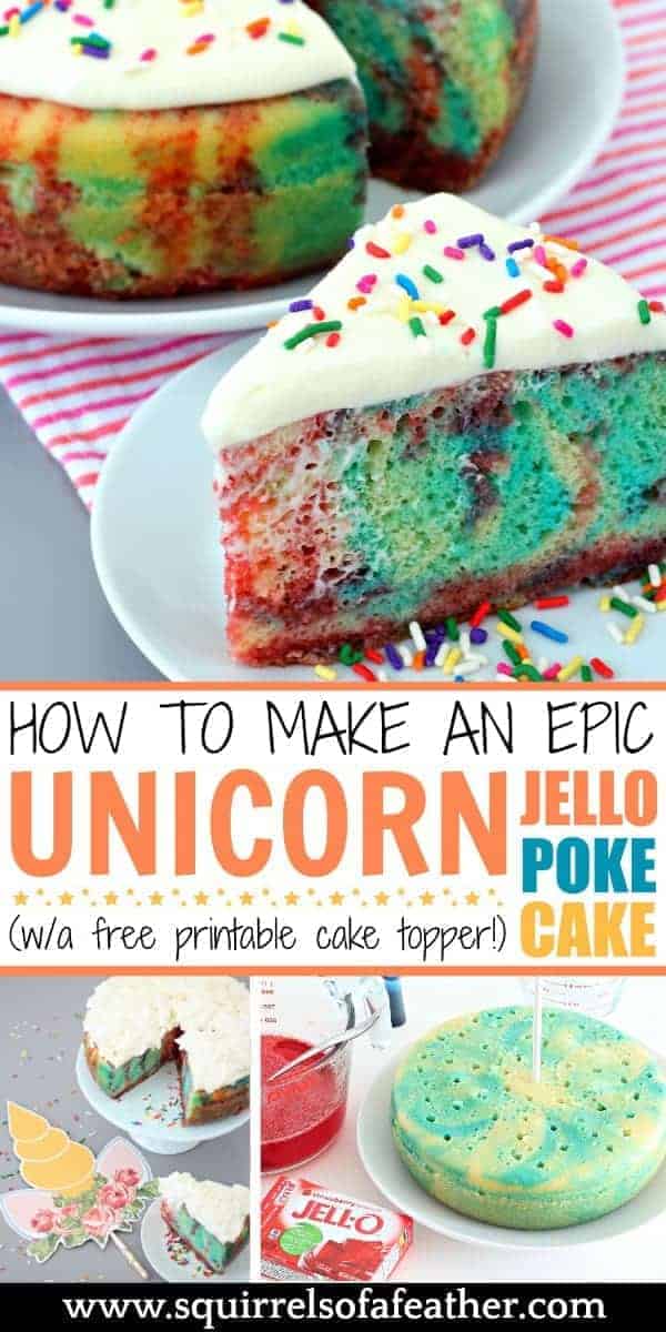 Steps for how to make jello poke cake