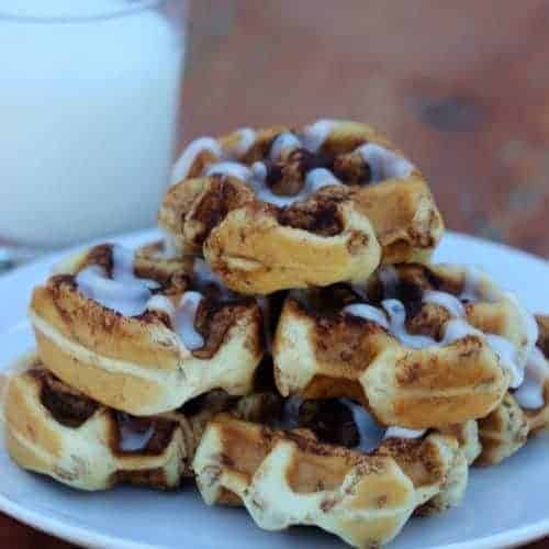 Cinnamon waffle iron recipe