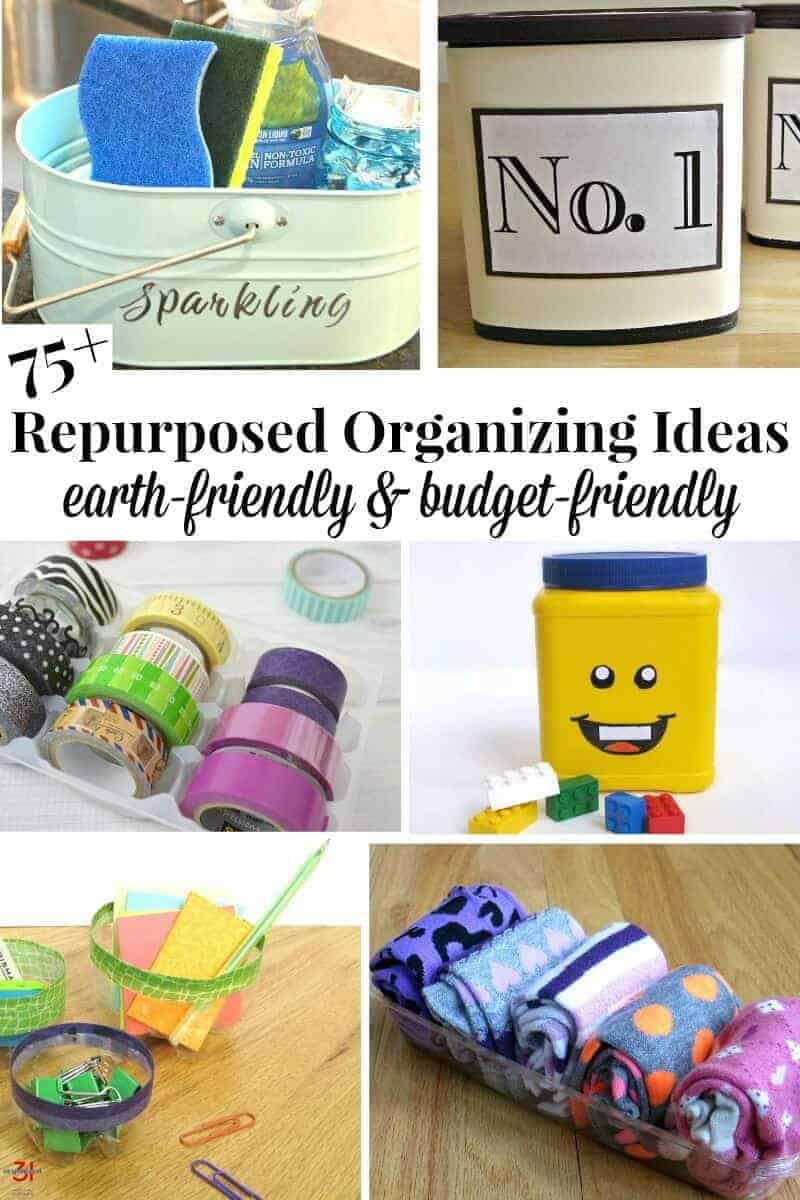 A roundup of 75v earth-friendly organizing ideas