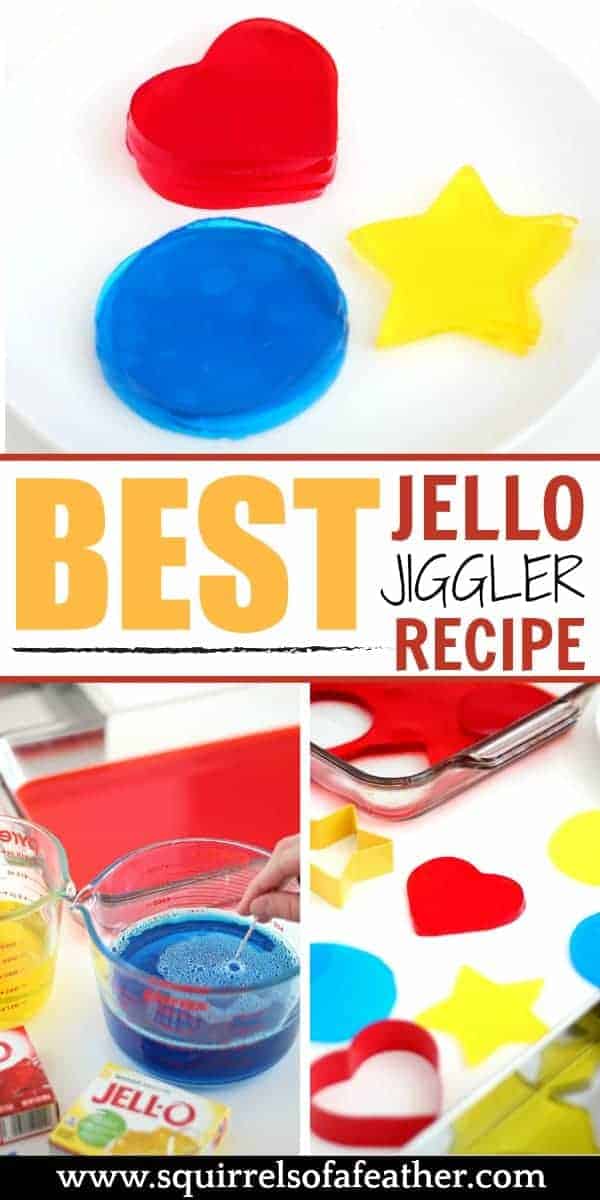 Steps for making Jello Jigglers