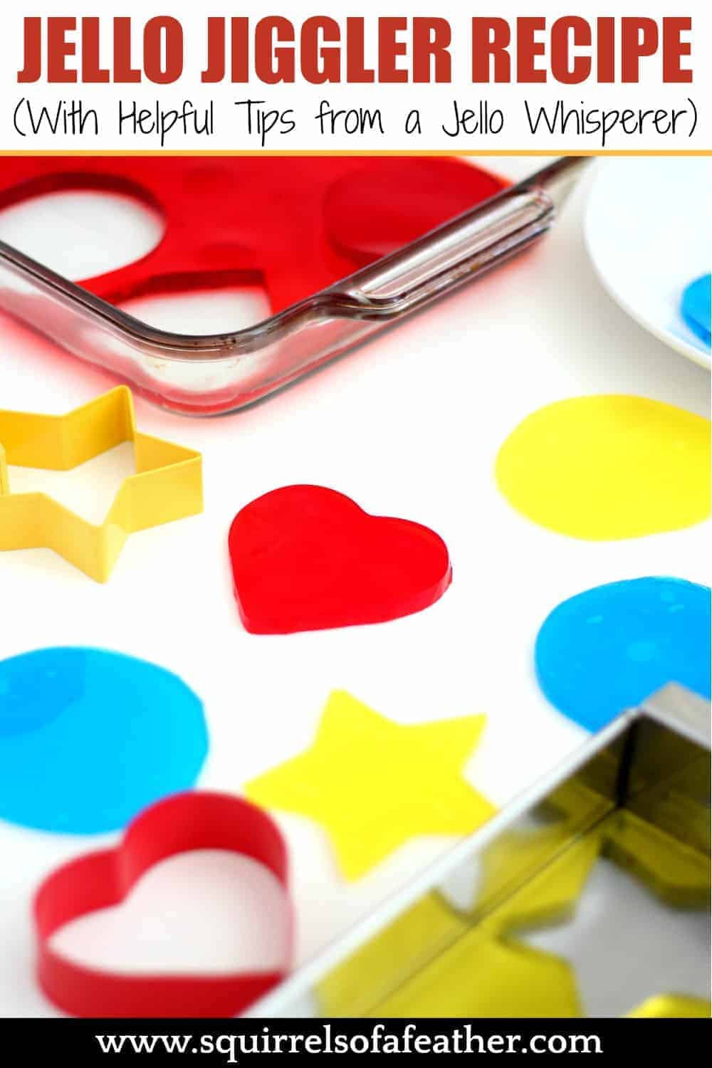 A cute red Jello Jiggler heart