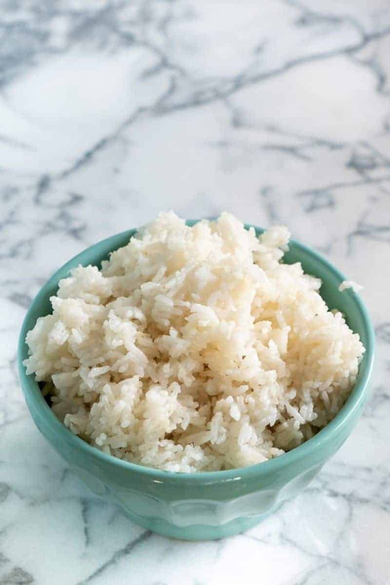 A bowl of Instant Pot Chinese rice