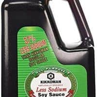 Kikkoman Lite Soy Sauce, 64-Ounce Bottle