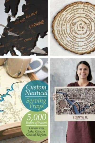 Four unique gifts for men being presented