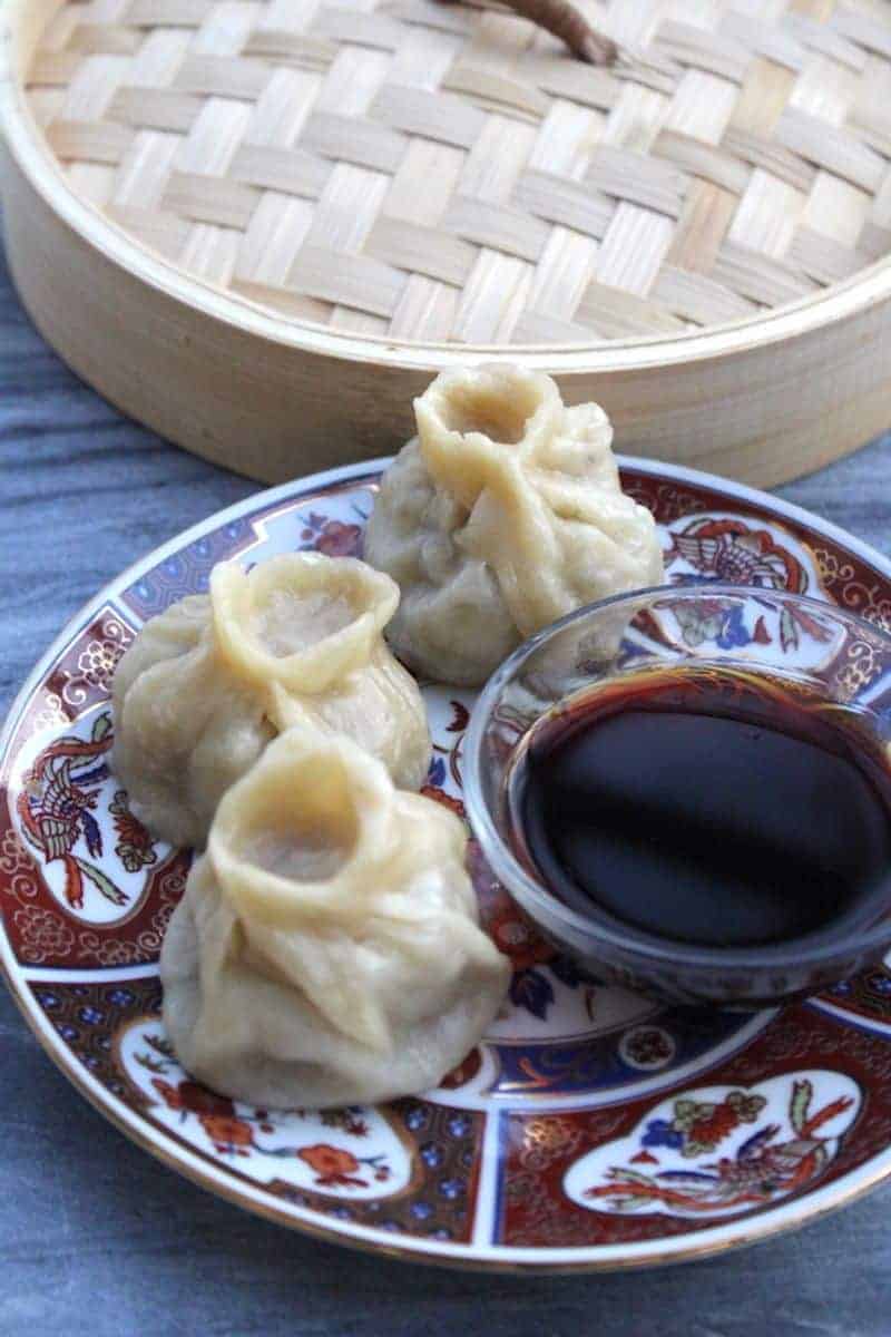 Instant Pot Chinese buns on a plate