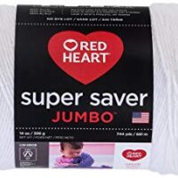 Red Heart Super Saver Jumbo Yarn, White