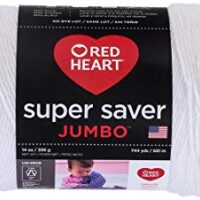 Red Heart Super Saver Jumbo Yarn, White