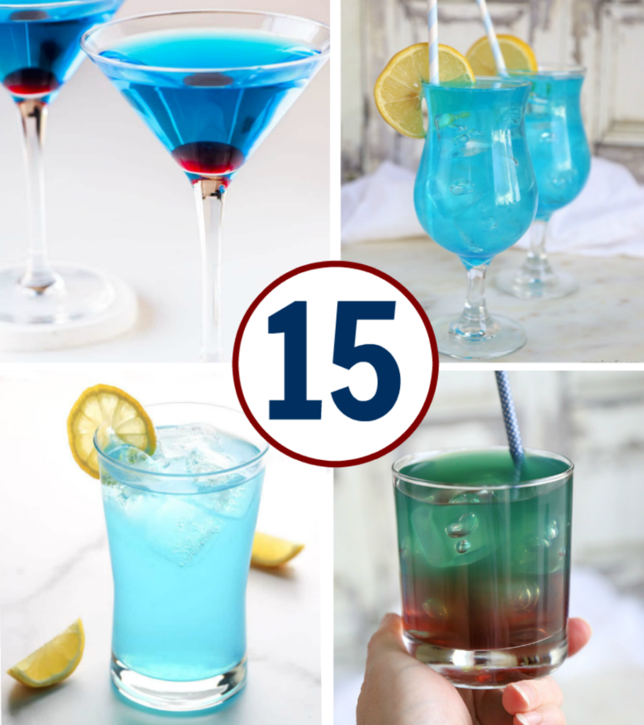 Miami vice drink blue curacao smoothlopers