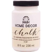 FolkArt 34151 Home Decor Chalk Furniture & Craft Paint in Assorted Colors, 8 ounce, Sheepskin