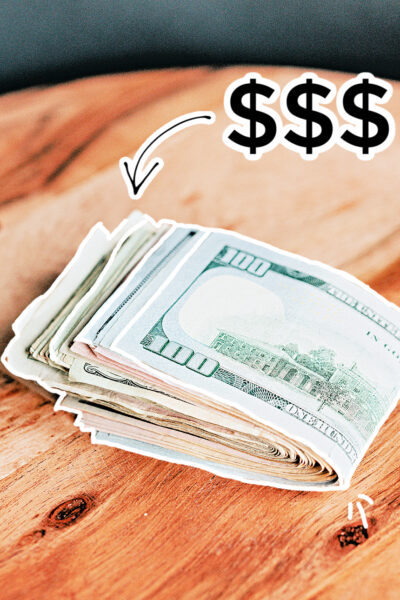 A wad of cash from selling clutter for extra cash