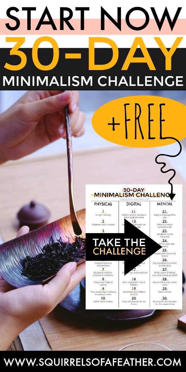 Take the 30-Day Minimalism Challenge & Declutter Your Entire Life in 2020